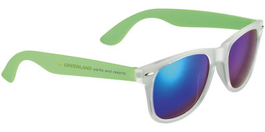 Солнцезащитные очки Sun Ray - зеркальные, цвет лайм - 10050205- Фото №2