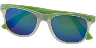 Солнцезащитные очки Sun Ray - зеркальные, цвет лайм - 10050205- Фото №4