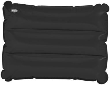 Надувная подушка Wave, цвет сплошной черный - 10050500- Фото №2