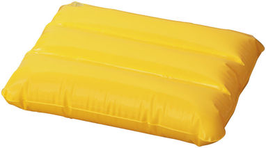 Надувна подушка Wave, колір жовтий - 10050507- Фото №1