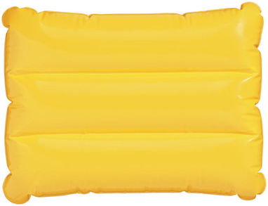 Надувна подушка Wave, колір жовтий - 10050507- Фото №3