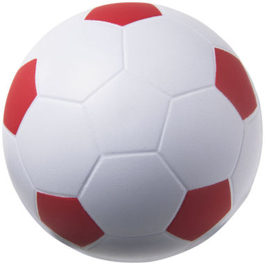 Антистрес в формі футбольного м'яча, колір білий, червоний - 10209901- Фото №3