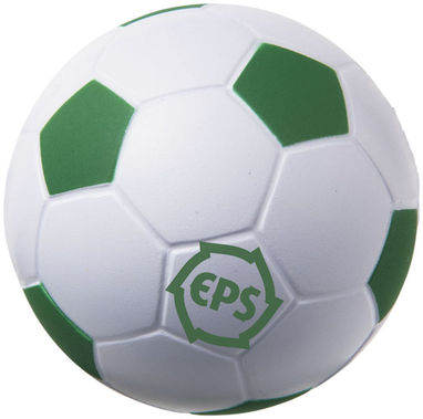 Антистрес в формі футбольного м'яча, колір білий, зелений - 10209902- Фото №2