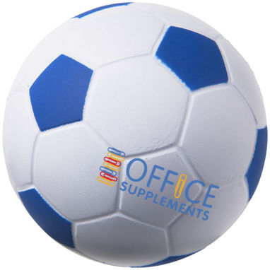 Антистрес в формі футбольного м'яча, колір білий, яскраво-синій - 10209903- Фото №2
