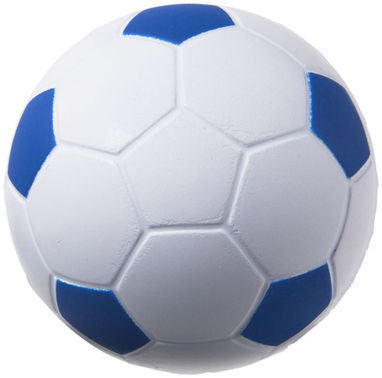 Антистрес в формі футбольного м'яча, колір білий, яскраво-синій - 10209903- Фото №3