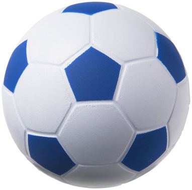 Антистрес в формі футбольного м'яча, колір білий, яскраво-синій - 10209903- Фото №4