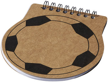 Блокнот у вигляді футбольної таблиці, колір натуральний - 10709200- Фото №1