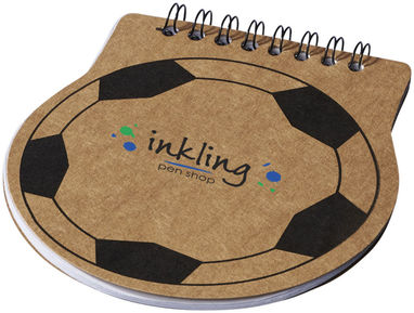 Блокнот у вигляді футбольної таблиці, колір натуральний - 10709200- Фото №2