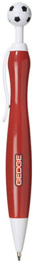 Шариковая ручка Naples football, цвет красный - 10710203- Фото №2