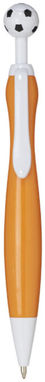 Кулькова ручка Naples football, колір оранжевий - 10710205- Фото №1