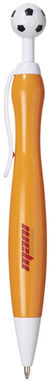 Шариковая ручка Naples football, цвет оранжевый - 10710205- Фото №2