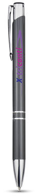 Шариковая ручка Moneta, цвет серый - 10710503- Фото №2