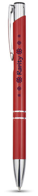 Кулькова ручка Moneta, колір червоний - 10710505- Фото №2