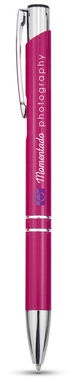 Кулькова ручка Moneta, колір рожевий - 10710509- Фото №2
