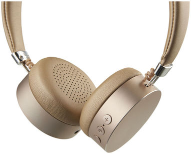 Металеві навушники Millennial з Bluetooth, колір золотий - 10832200- Фото №4