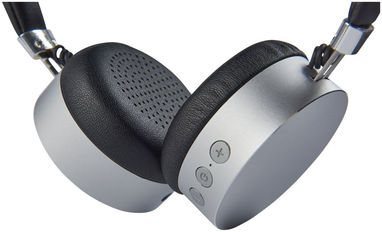 Металеві навушники Millennial з Bluetooth, колір срібний - 10832201- Фото №4