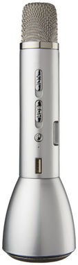 Мега динамік з мікрофоном і Bluetooth, колір срібний - 10832600- Фото №3