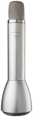 Мега динамік з мікрофоном і Bluetooth, колір срібний - 10832600- Фото №4