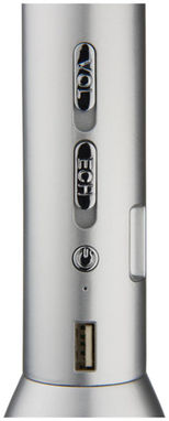 Мега динамік з мікрофоном і Bluetooth, колір срібний - 10832600- Фото №6