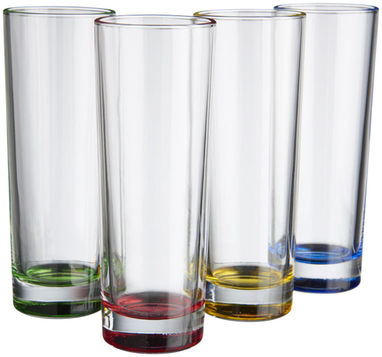 Скляний набір Rocco з 4 предметів, колір багатобарвний - 11286800- Фото №4