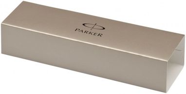 Ручка шариковая черная Vector Parker, цвет синий, серебристый - 10648000- Фото №5