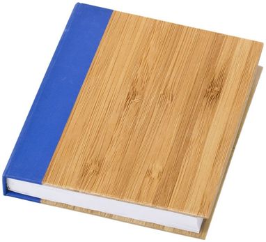 Блокнот с бамбуковой обложкой и синим корешком - 10655202- Фото №1