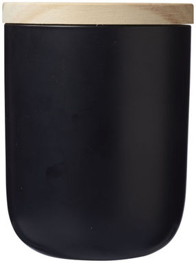 Свечка Lani с крышкой, цвет сплошной черный - 11291500- Фото №3