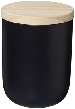Свечка Lani с крышкой, цвет сплошной черный - 11291500- Фото №4