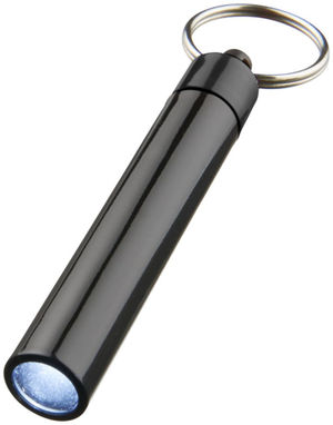 Брелок-ліхтарик Retro, колір суцільний чорний - 11811200- Фото №1