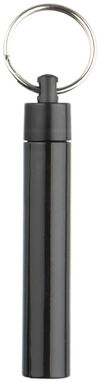Брелок-ліхтарик Retro, колір суцільний чорний - 11811200- Фото №3