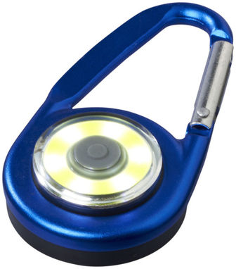 Фонарик с карабином The Eye, цвет ярко-синий - 11811301- Фото №1