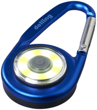Ліхтарик з карабіном The Eye, колір яскраво-синій - 11811301- Фото №2