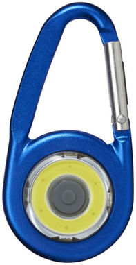 Фонарик с карабином The Eye, цвет ярко-синий - 11811301- Фото №3