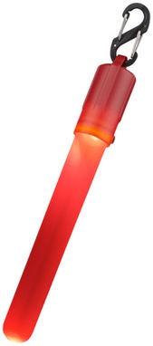 Ліхтар Fluo з кліпом, колір червоний - 11811502- Фото №1