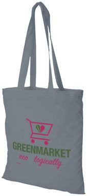 Бавовняна сумка Madras, колір сірий - 12018111- Фото №2