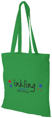 Бавовняна сумка Madras, колір світло-зелений - 12018112- Фото №2
