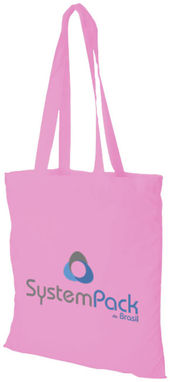 Бавовняна сумка Madras, колір рожевий - 12018113- Фото №2