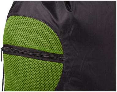 Спортивный рюкзак из сетки на молнии, цвет лайм - 12028702- Фото №7