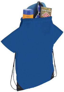 Рюкзак з принтом футбокі вболівальника, колір яскраво-синій - 12029700- Фото №4