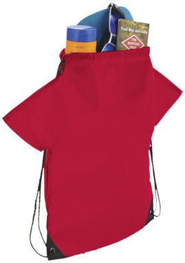 Рюкзак з принтом футбокі вболівальника, колір червоний - 12029701- Фото №4