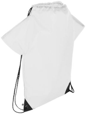 Рюкзак з принтом футбокі вболівальника, колір білий - 12029702- Фото №1