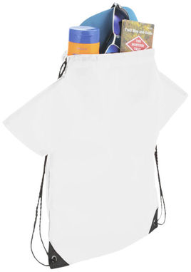 Рюкзак з принтом футбокі вболівальника, колір білий - 12029702- Фото №4