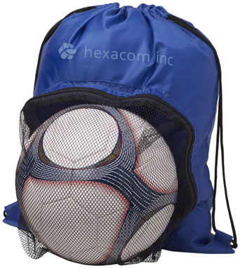 Спортивний рюкзак на шнурку, колір яскраво-синій - 12030000- Фото №2