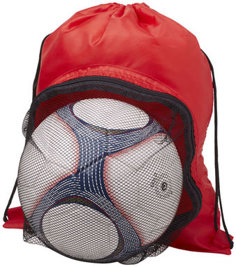 Спортивный рюкзак на шнурке, цвет красный - 12030001- Фото №1