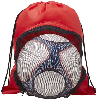 Спортивный рюкзак на шнурке, цвет красный - 12030001- Фото №3