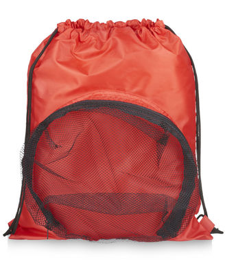 Спортивный рюкзак на шнурке, цвет красный - 12030001- Фото №4