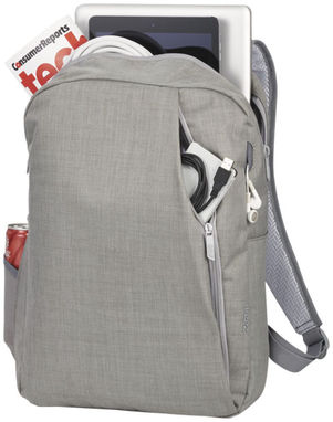 Рюкзак Zip для ноутбука , колір сірий - 12033700- Фото №6