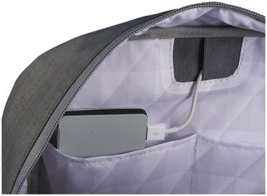 Рюкзак Zip для ноутбука , колір сірий - 12033700- Фото №8
