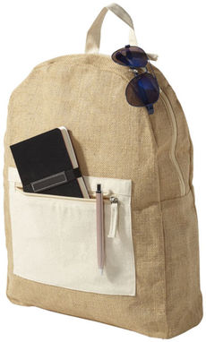 Рюкзак з джута, колір натуральний - 12034300- Фото №5