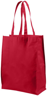 Ламінована сумка для покупок середнього розміру, колір червоний - 12034602- Фото №1